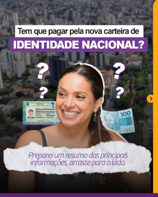 Confira as principais informações sobre a nova Carteira de Identidade Nacional! 😉

#carteiradeidentidadenacional #novidade #informaçao